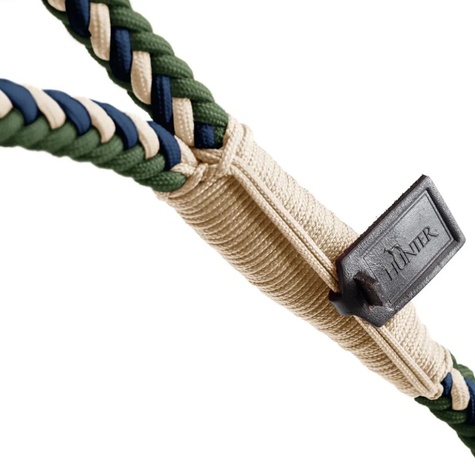 Hunter: поводок для собак, Tinnum 14 / 140, синий с зеленым