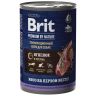 Brit: Premium by Nature, Консервы с ягненком и гречкой, для взрослых собак всех пород, 410 гр.