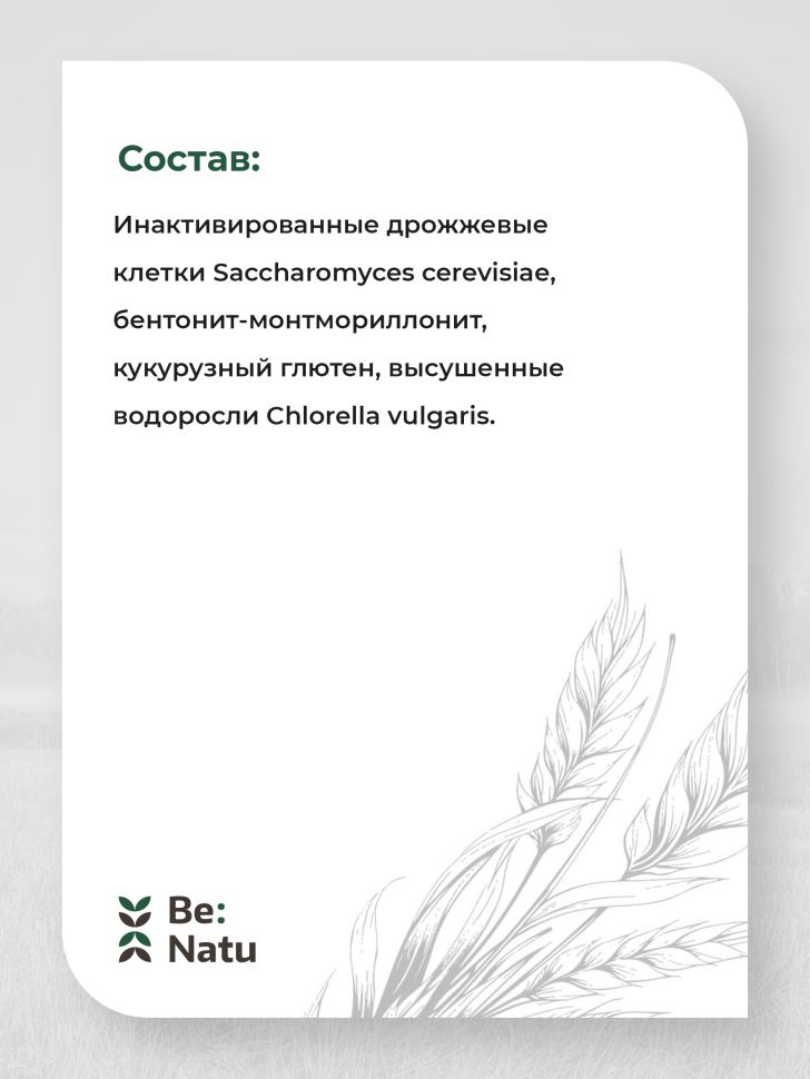 Be:Natu: Mycosorb A+ абсорбент микотоксинов для лошадей, 1 кг
