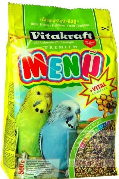Vitakraft Menu Vital корм для волнистых попугаев, 500 гр.
