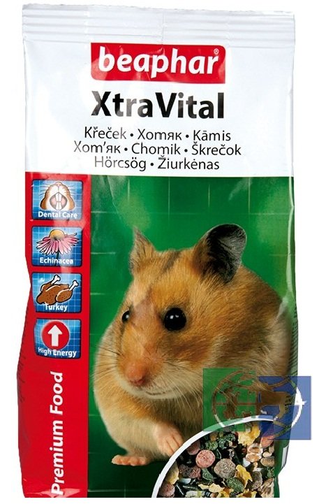 Beaphar: корм д/хомяков Xtra Vital Hamster 500 гр., 16152