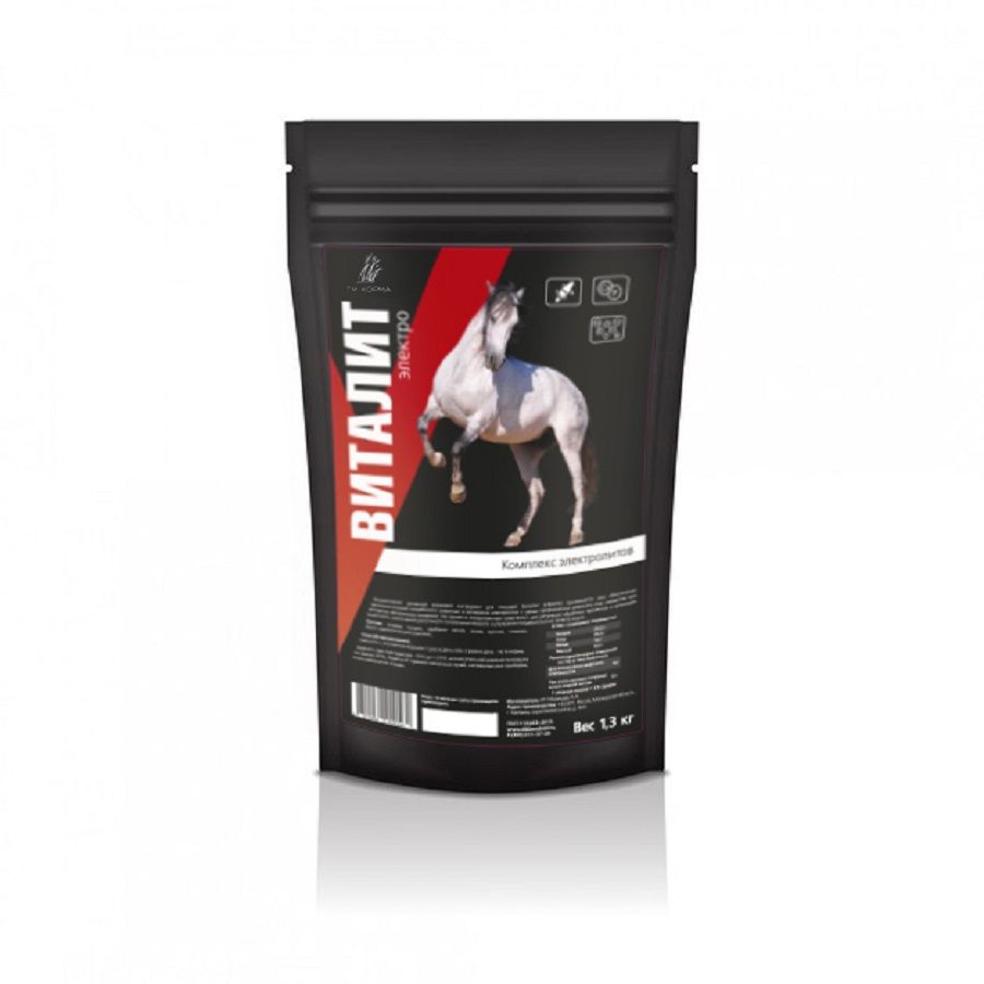 Дикий медведь: ВитаЛит Электро  комплекс электролитных солей для лошадей 1,3 кг