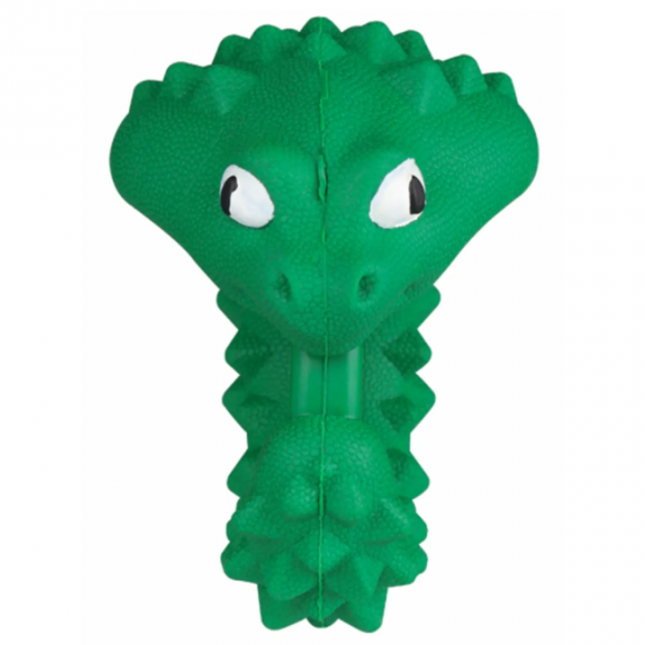 Игрушка Mr.Kranch: "Дракончик", зеленая, с ароматом курицы, для собак 
