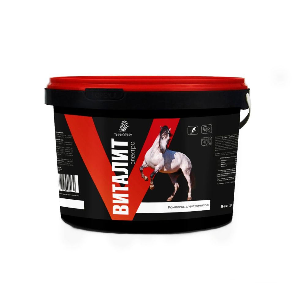Дикий медведь: ВитаЛит Электро комплекс электролитных солей для лошадей 3 кг