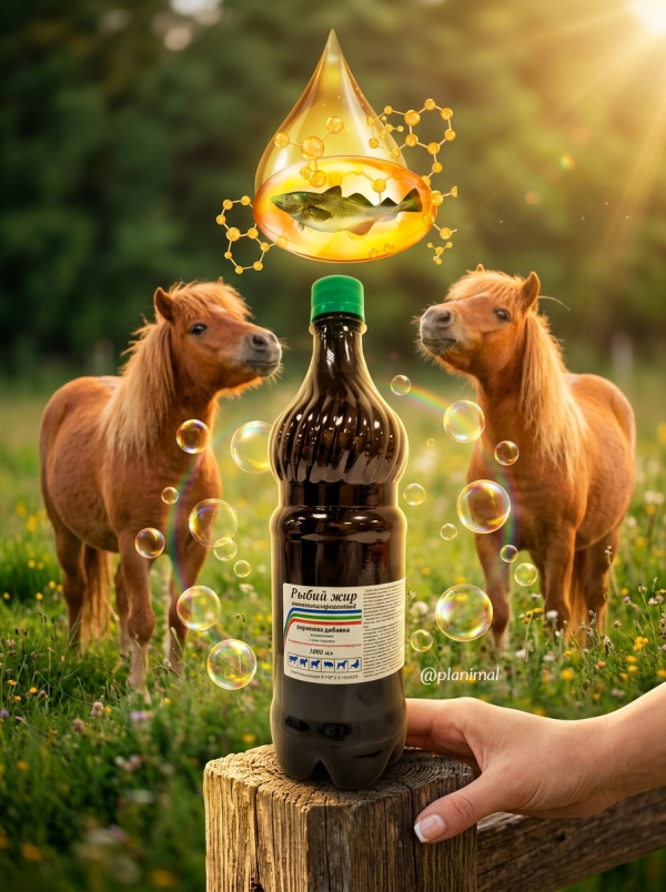 Ветспектрум: Рыбий жир витаминизированный, витамины Е, Д3, А, 1 л