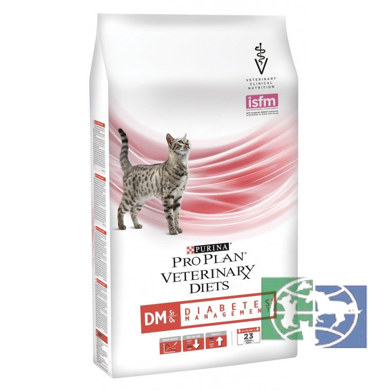 Сухой корм Purina Pro Plan Veterinary Diets DM для кошек с диабетом, пакет, 1,5 кг