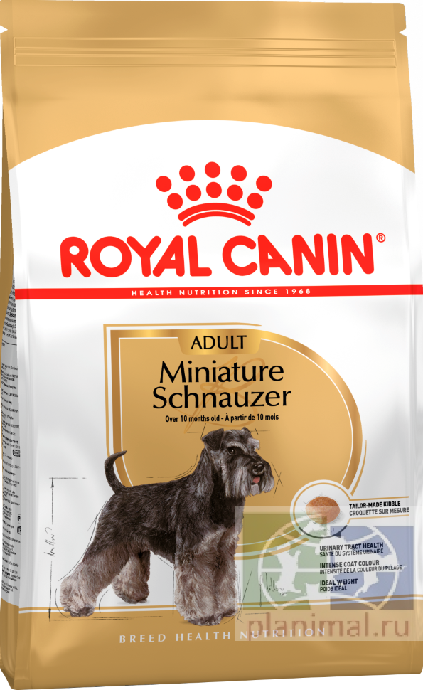 RC MINIATURE SCHNAUZER ADULT Корм для собак породы Миниатюрный Шнауцер старше 10 месяцев, 3 кг