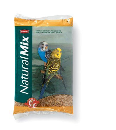 Padovan NaturalMix Cocorite комплексный корм для маленьких попугаев, волнистых попугаев, 1 кг