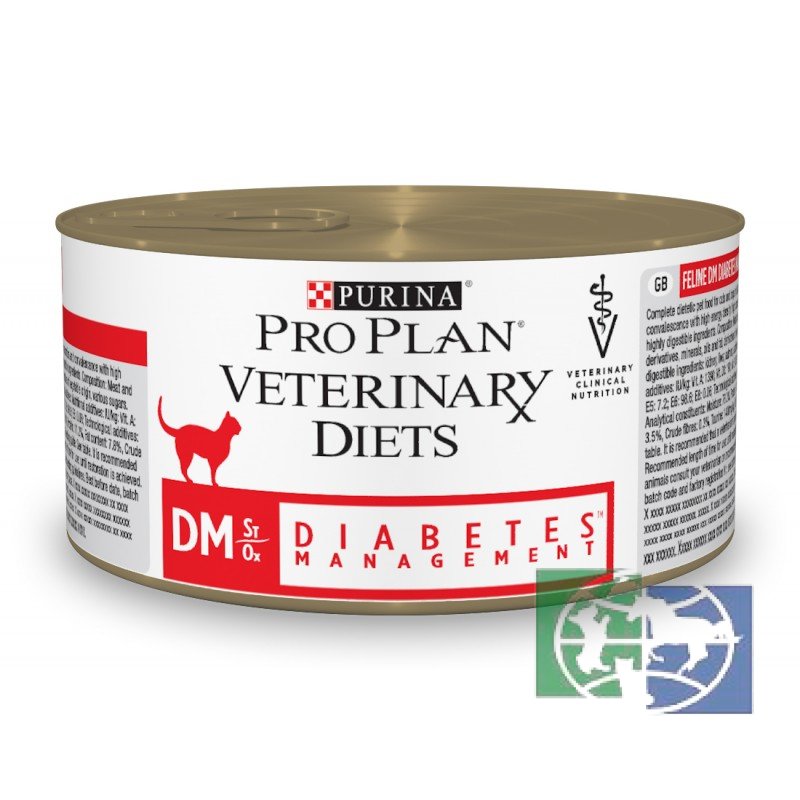 Консервы Purina Pro Plan Veterinary Diets DM для кошек с диабетом, 195 гр.
