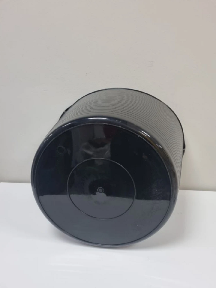 Тазик кормушка гибкий 25 л с ручками, из пищевого пластика D=31-39 см, D дня 30 см, h=  27 см толщина 3 мм, Китай