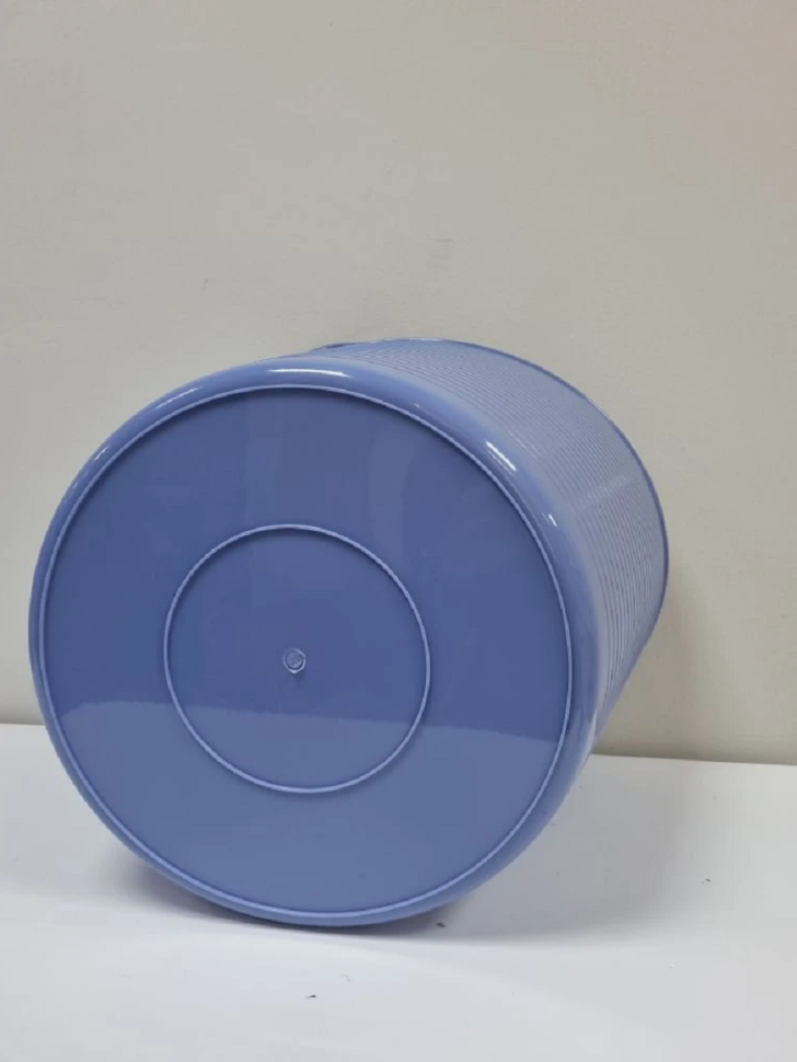 Тазик кормушка гибкий 25 л с ручками, из пищевого пластика D=31-39 см, D дня 30 см, h=  27 см толщина 3 мм, Китай