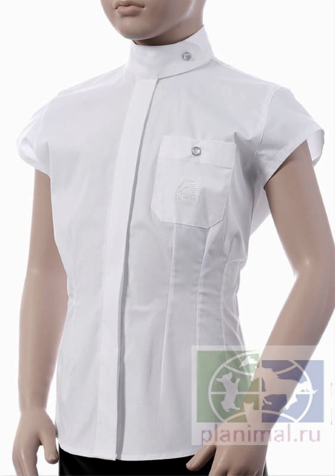 Tattini: Рубашка детская с коротким рукавом, белый, р-р 12 л., 0304799