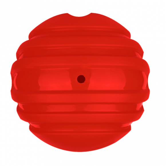 Игрушка Mr.Kranch: Мяч красный с ароматом бекона, для собак, 6.5 см