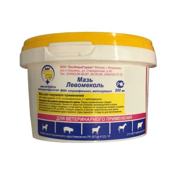 БиоФармГарант: Мазь Левомеколь, 200 гр