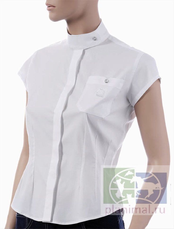 Tattini: Рубашка женская с коротким рукавом, белый, р-р L, 0304599
