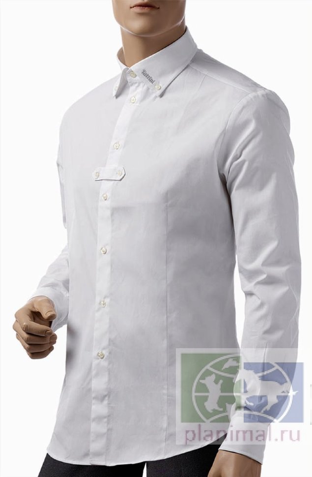 Tattini: Рубашка с длинным рукавом для мужчин, белый, р-р 39, 0306899