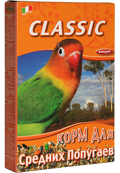 FIORY корм для средних попугаев Classic 400 гр.