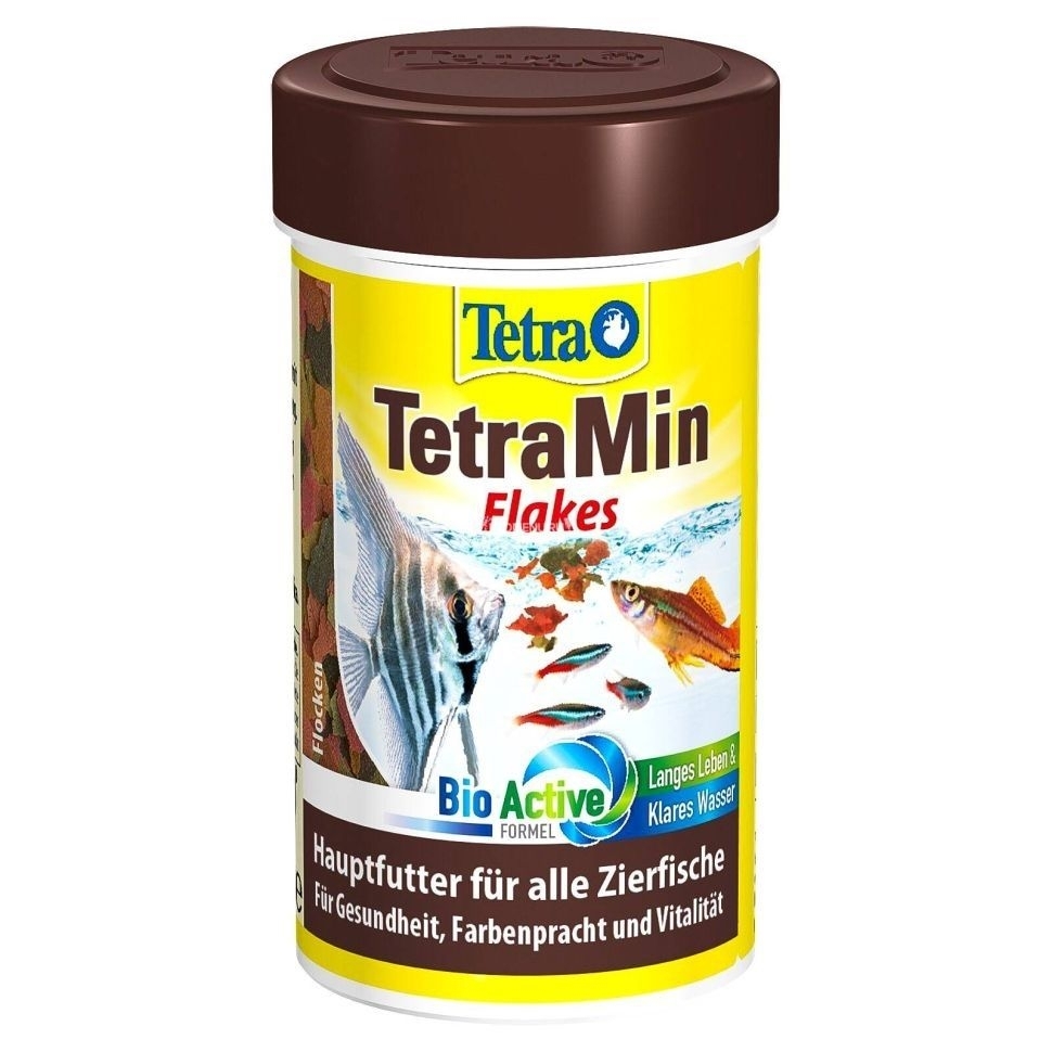 TetraMin 100 мл - основной корм для всех видов рыб в виде хлопьев