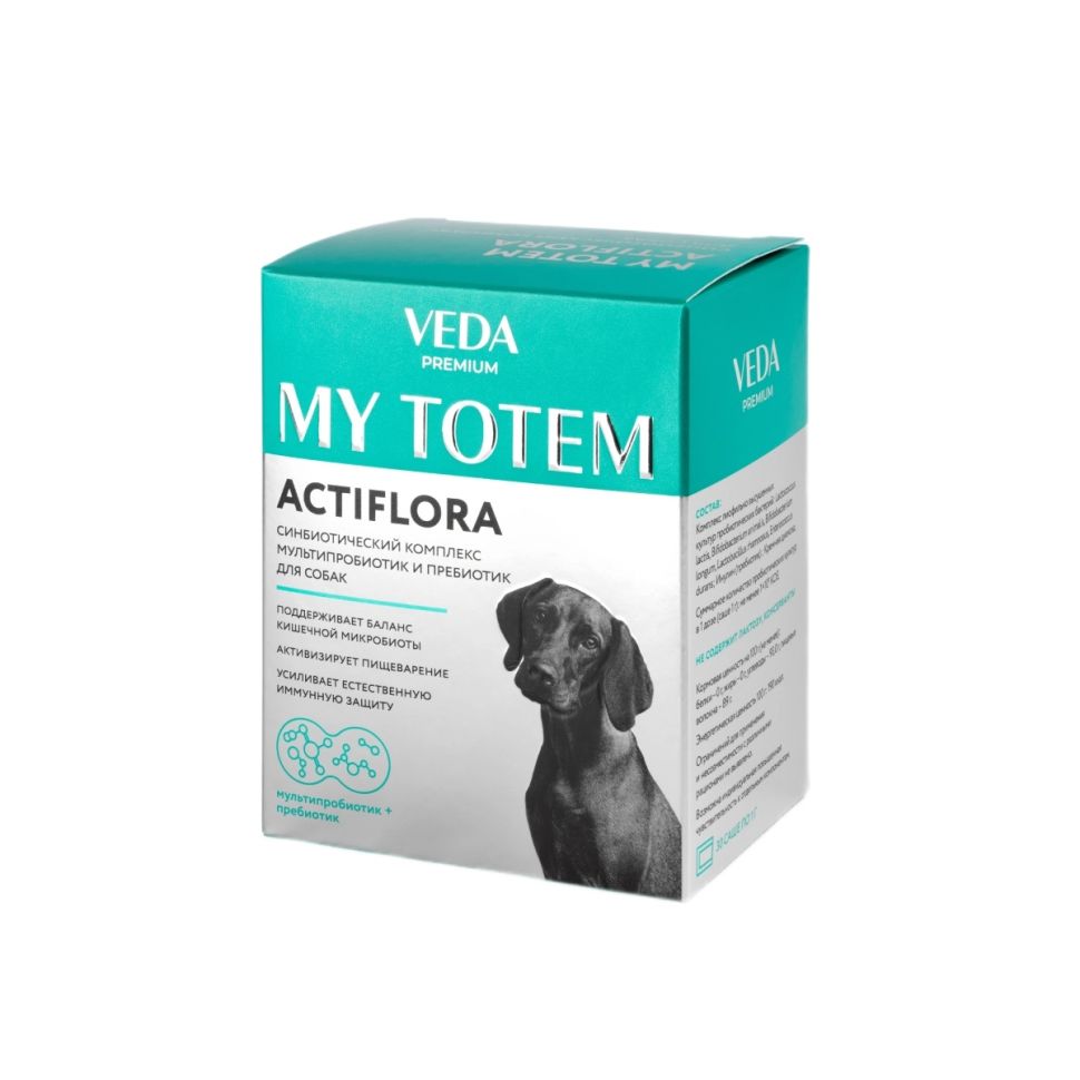 Веда: MY TOTEM ACTIFLORA Синбиотический комплекс для собак, 1 саше по 1 гр.