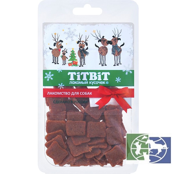 TiTBiT: Слайсы мясные Классические для собак (Новогодняя коллекция) 70 г