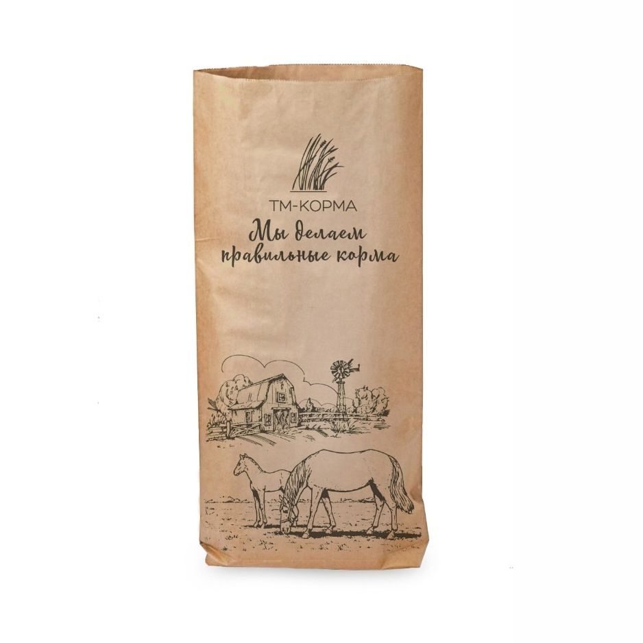 Дикий медведь: КальцеВит, кальций-фосфорная подкормка для маток, жеребят и пожилых лошадей 20 кг