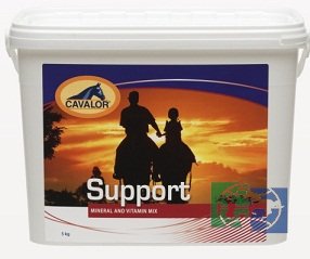 Cavalor Support, витамины и минералы в гранулах, при средней нагрузке и в период покоя для лошадей, 5 кг