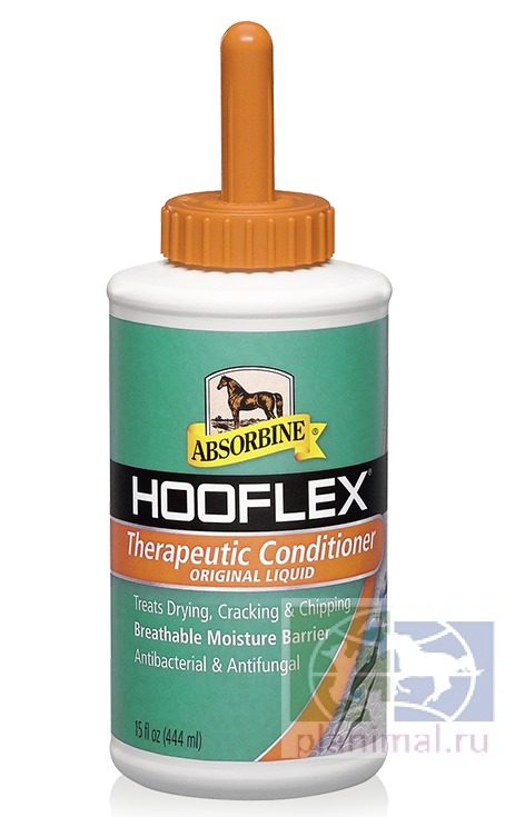 ABSORBINE: Hooflex Therapeutic Conditioner Liquid, лечебный кондиционер для копыт, 444 мл