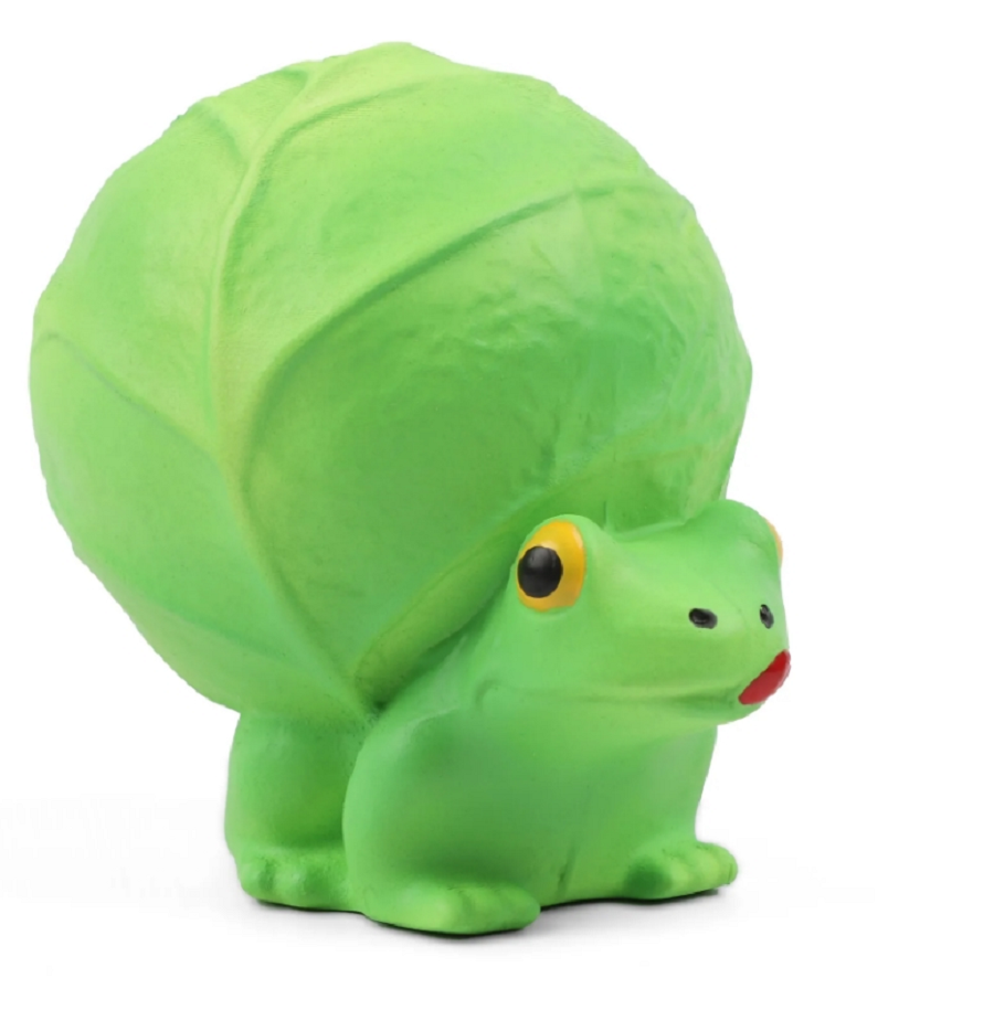 Triol: Игрушка для собак из латекса Лягушка с капустой, 97 мм, арт. 12151188