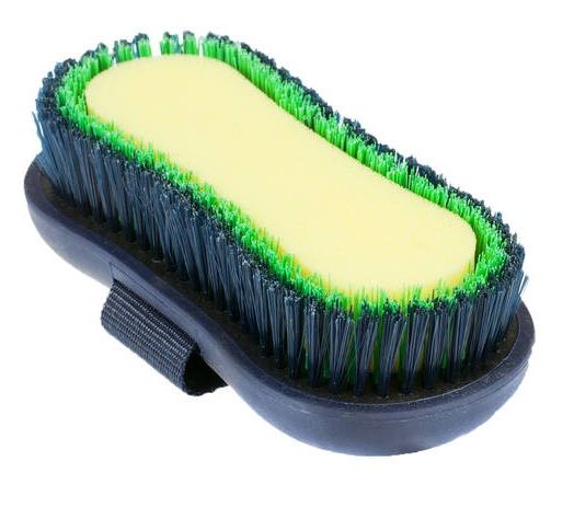 Horze: Щетка с губкой, темно-синяя, арт. 26154 DB