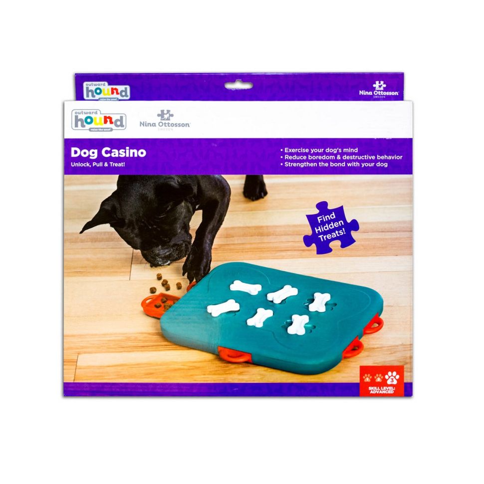 Nina Ottosson: игра-головоломка Casino, 3 (продвинутый) уровень сложности, для собак