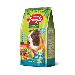 Happy Jungle: Prestige 8 в 1, корм для морских свинок, обогащенный рацион, 500 гр