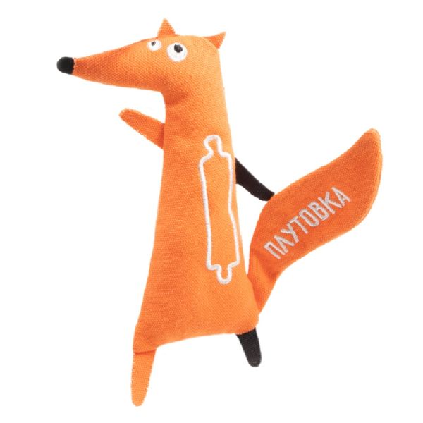 Triol: Игрушка для собак мягкая Лиса - плутовка, 150 мм / 175 мм