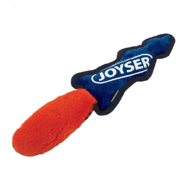 Игрушка для собак JOYSER Slimmy Plush Шкура лисы из плюша с пищалкой S/M синяя с оранжевым, 38 см, 7072J