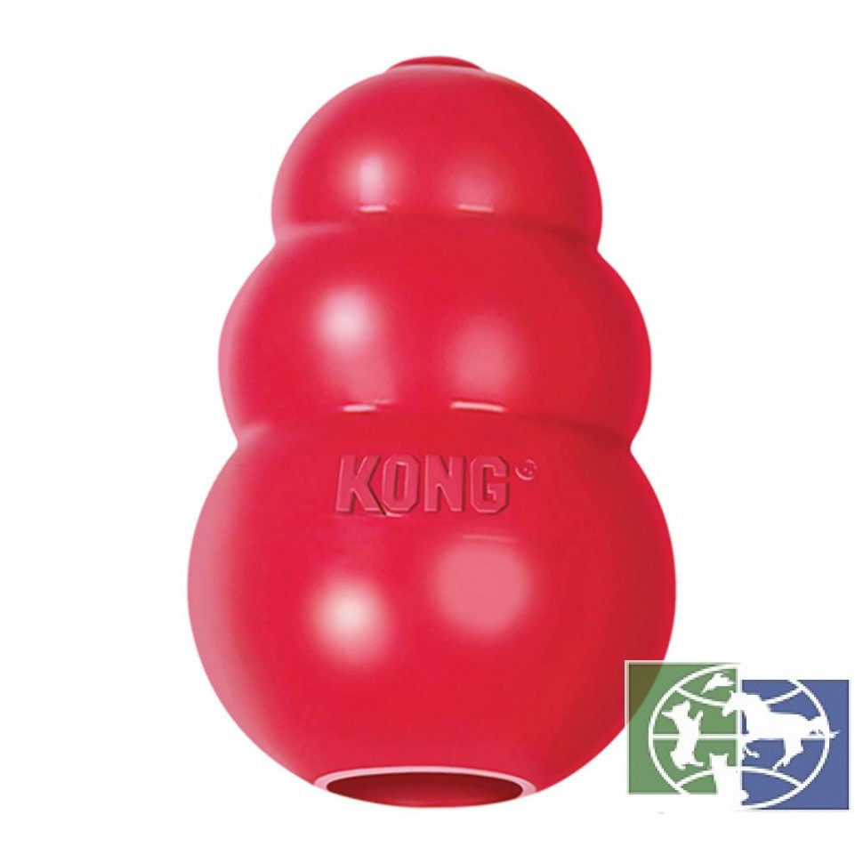 KONG Classic игрушка для собак "КОНГ" L большая 10х6 см