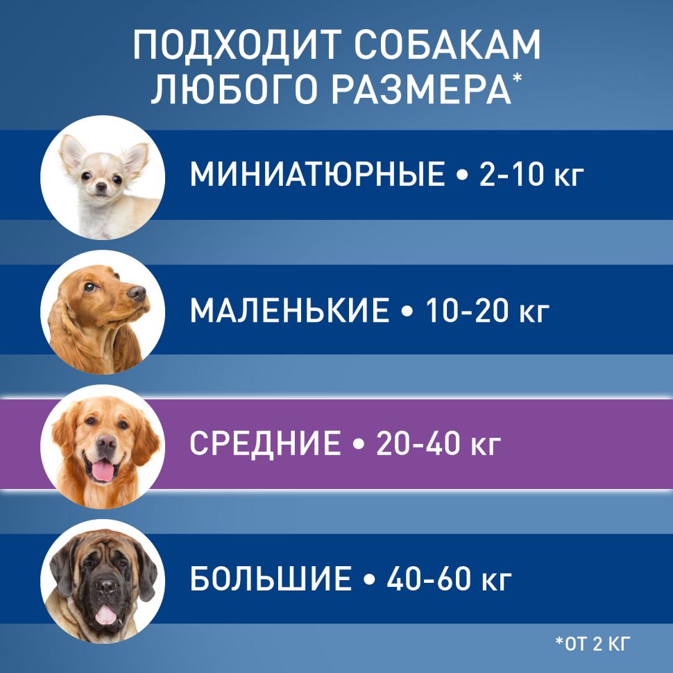 Merial: Фронтлайн Спотон L: Капли от блох, для собак 20-40кг (1 пип), 2,68 мл