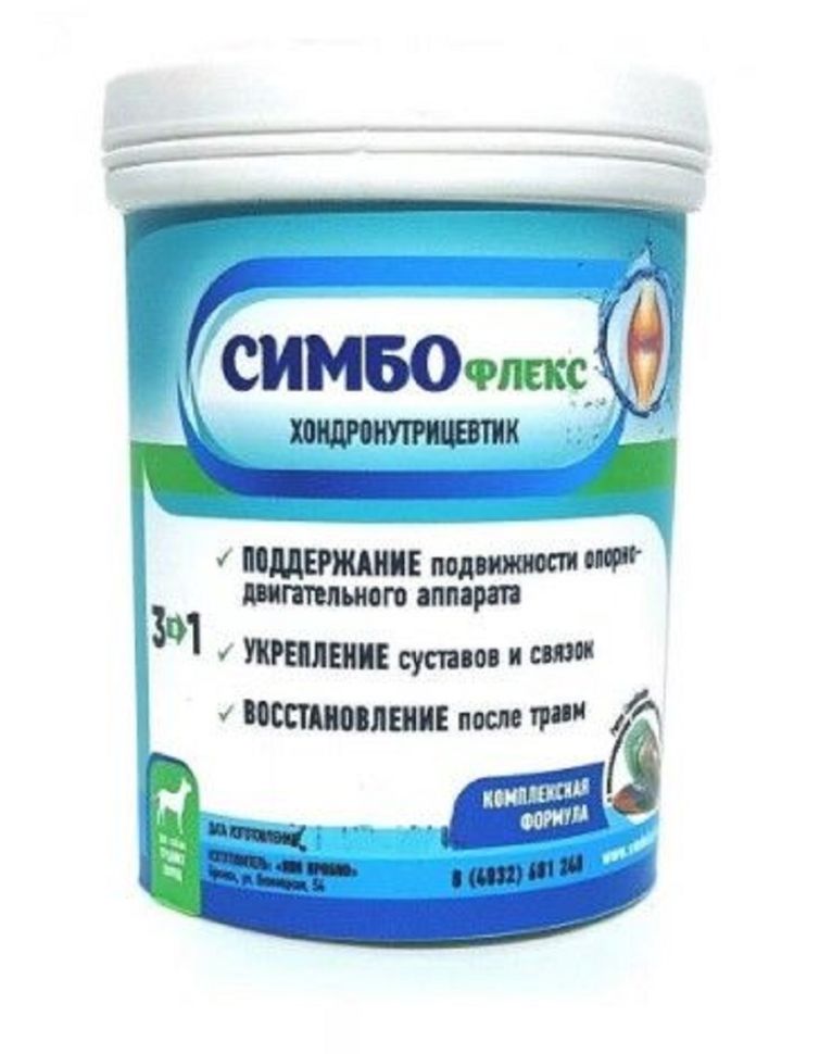 СИМБОфлекс, хондропротектор для кошек и собак мелких пород, 100 гр.