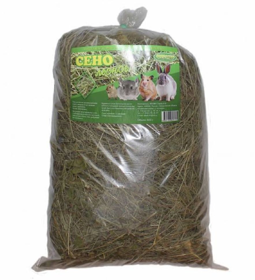 Сено "Фермер" лесное, 500 гр.