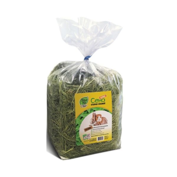 Сено луговое отборное "Зверье мое" с крапивой, 500 гр.