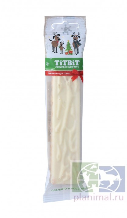 TiTBiT: Шоколад белый с воздушным рисом для собак 20 г