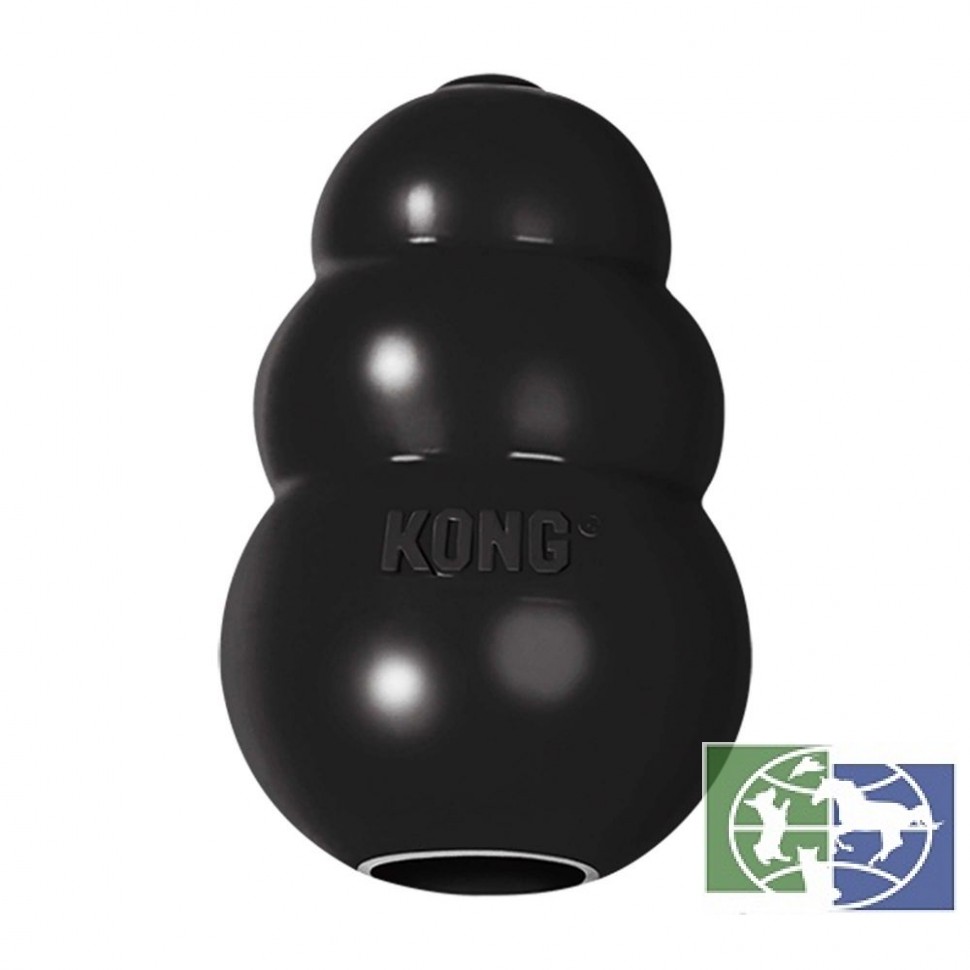 KONG Extreme игрушка для собак "КОНГ" M очень прочная средняя 8х6 см