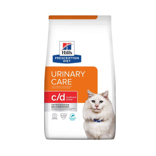 Hill's: Cat c/d urinary stress, диета для кошек, рыба, 1,5 кг