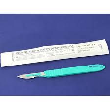 Скальпель хирург. стерильн. однократн. прим-я, углеродистая сталь. № 23 Certus