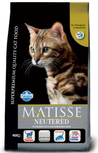 Matisse Neutered корм стерилизованных кошек, 400 гр.