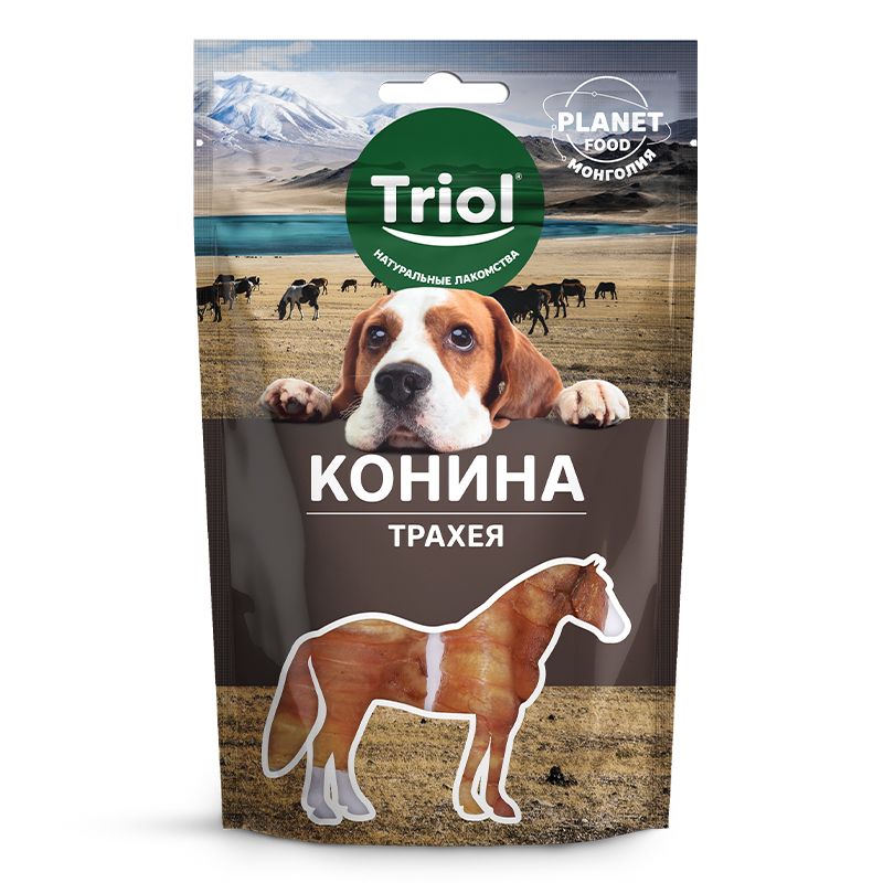 Triol: Лакомство для собак, Трахея конская, PLANET FOOD, 40 гр.