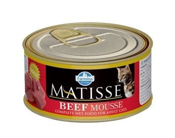 Корм влажный Matisse Mousse Beef мусс с говядиной для взрослых кошек, 85 гр.