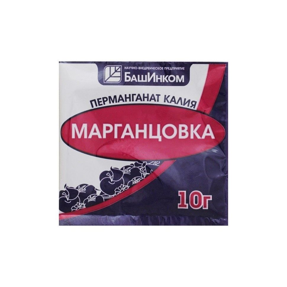 БашИнком: Марганцовка, перманганат калия, антисептик, 10 гр