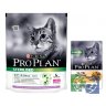 Сухой корм Purina Pro Plan для стерилизованных кошек и кастрированных котов, индейка, 400 гр. + пауч 85 гр.