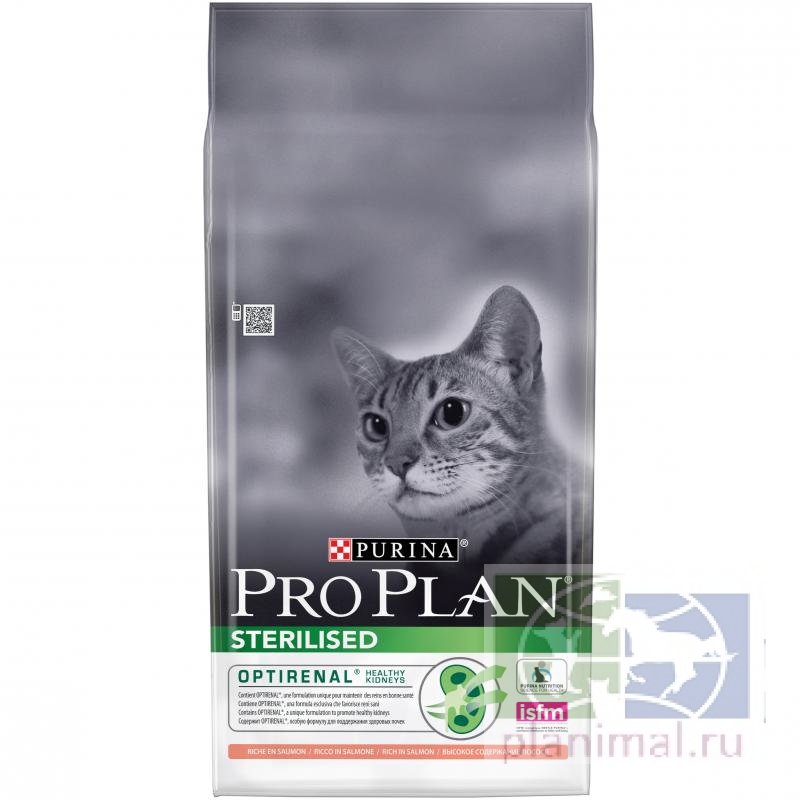Сухой корм Purina Pro Plan для стерилизованных кошек и кастрированных котов, лосось, 7 кг