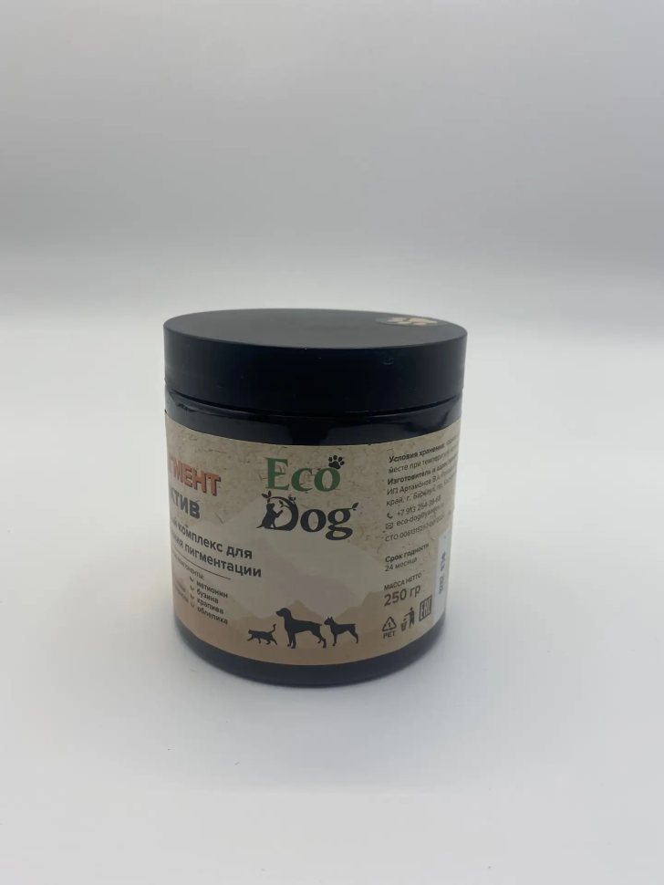 Идальго: Пигмент Актив ЭкоДог, комплекс для восстановления пигментации для кошек и собак, 250 гр.