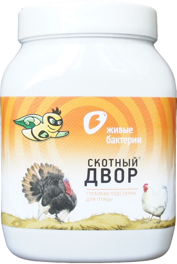 Глубокая подстилка для птиц "Скотный двор", 0,25 кг